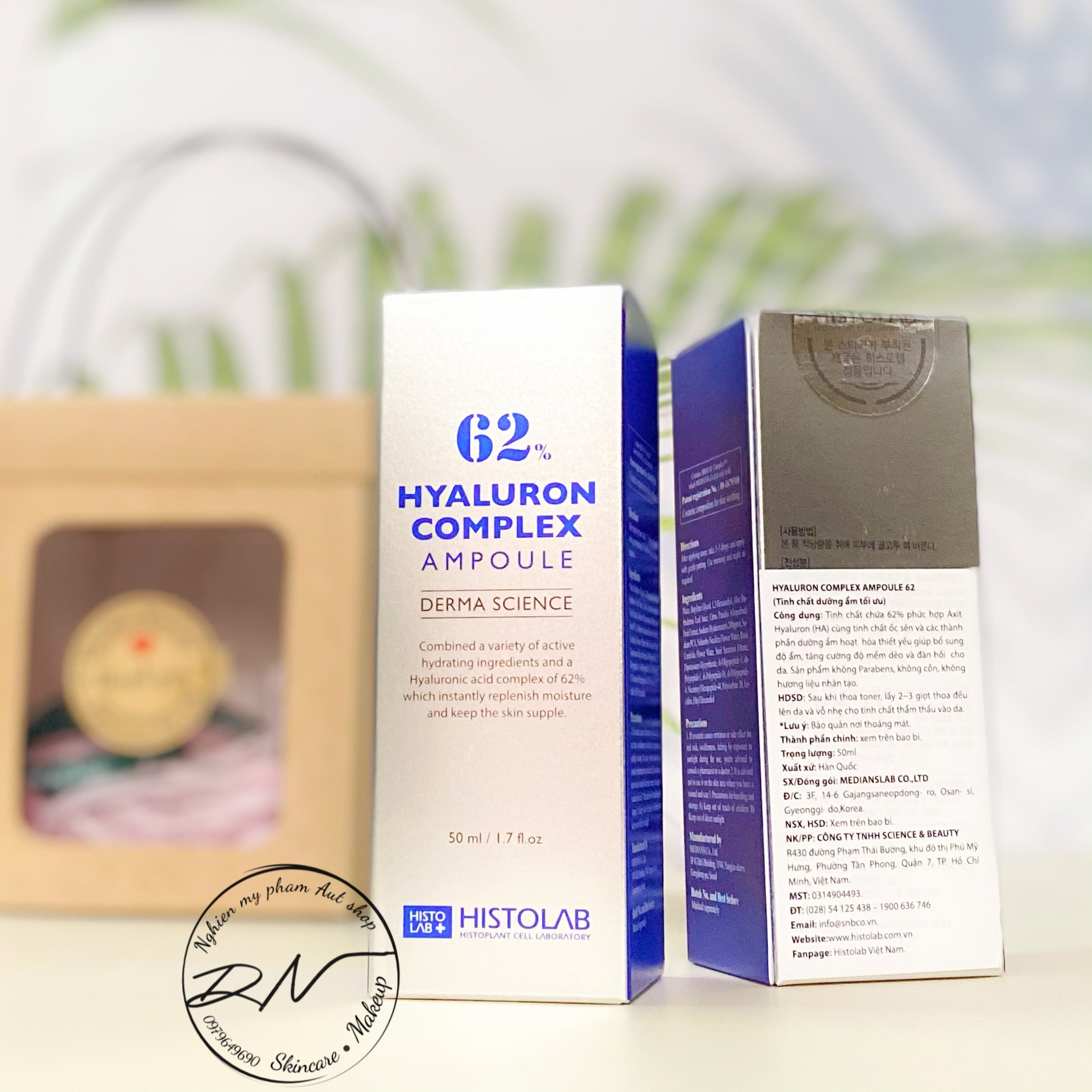 Serum 62 hyaluronic histolab - tinh chất siêu cấp ẩm phục hồi