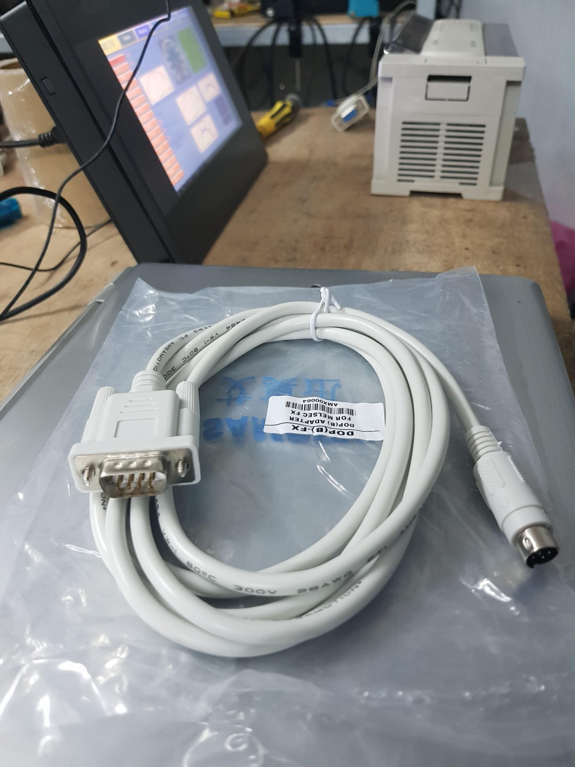 Cáp kết nối PLC Mitsubishi họ FX sang HMI DOP-B B07SS411