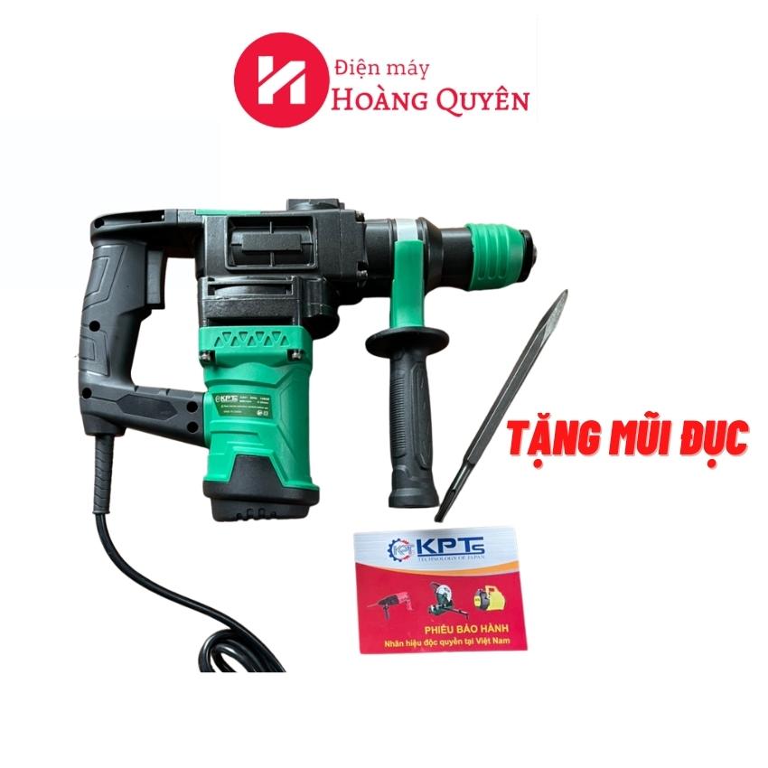 Máy khoan đục bê tông KPTS -1480w, công nghệ nhật bản 100% dây đồng ( Tặng 1 mũi đục)