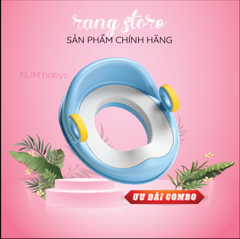 Bệ thu nhỏ bồn cầu bệ ngồi bồn cầu cho bé tập ngồi vệ sinh trên toilet cho bé từ 6 tháng tư thế ngồi khoa học