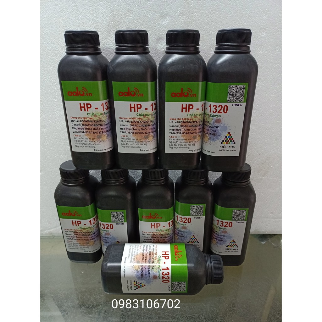Lọ mực đổ máy in canon 2900 canon 3300 3500 hp 1020 hp 2015 hp 2035 2055 ceo hp1320 siêu mịn