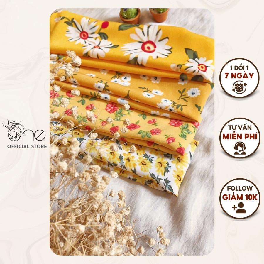 Khăn Turban dài hoa và hoạ tiết, Băng đô đội đầu vintage