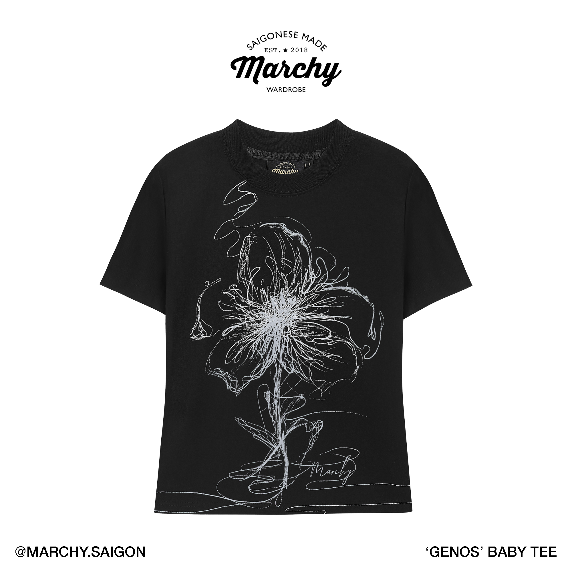 [nhập lazsohot2- giảm 20% đơn 199k|marchy - genos baby tee - áo thun nữ