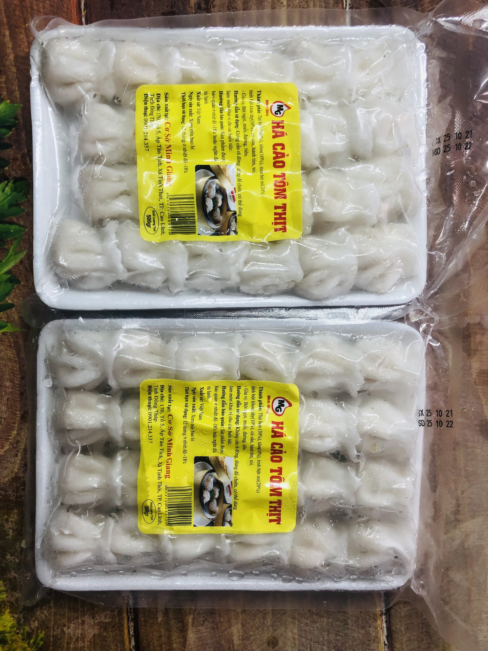 háo cảo tôm thịt 500gr