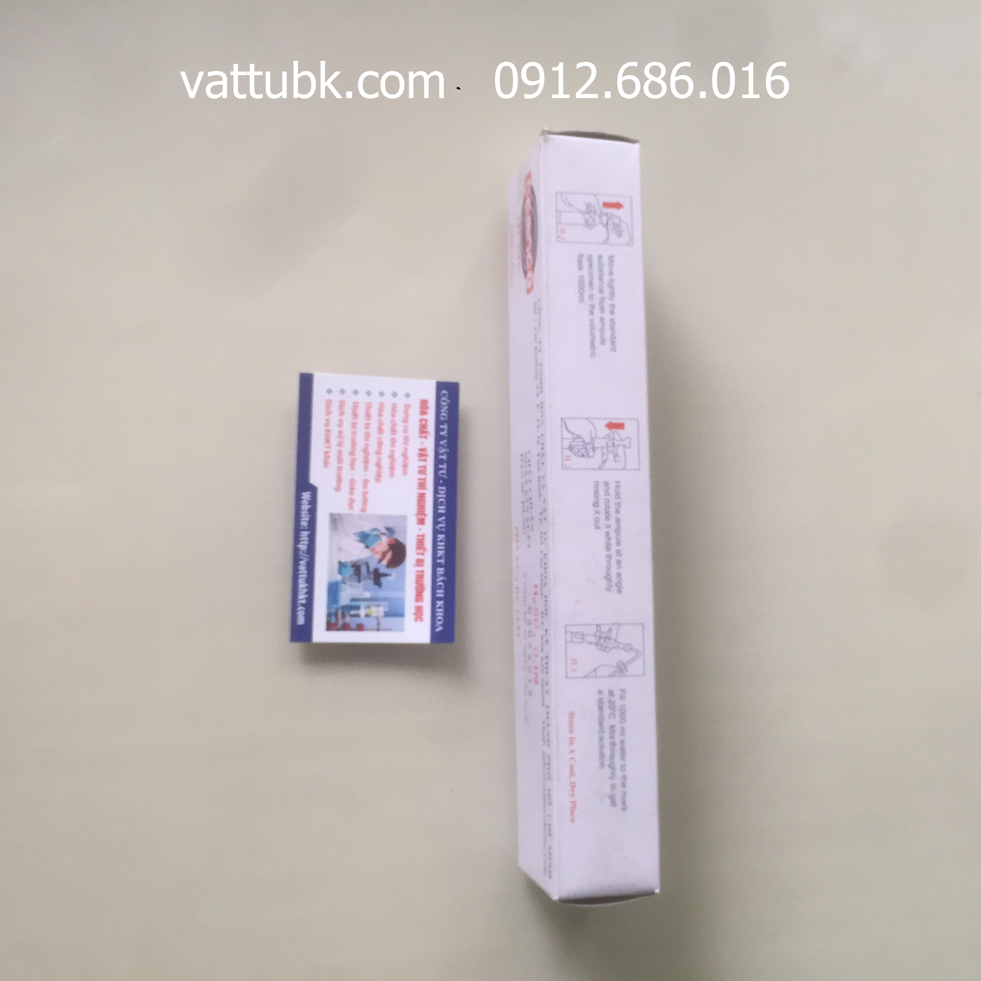 Ống chuẩn h2so4 0.1n