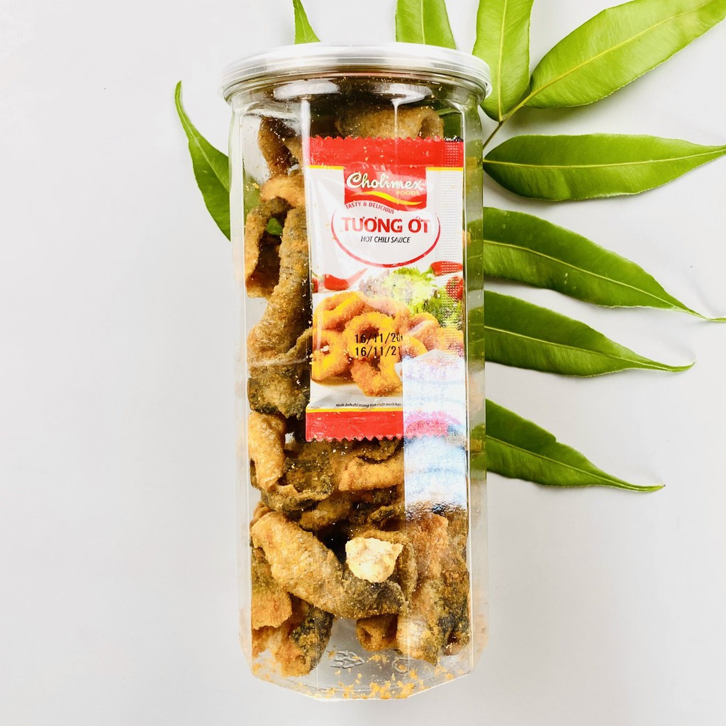 Da cá sấy trứng muối hộp 250g