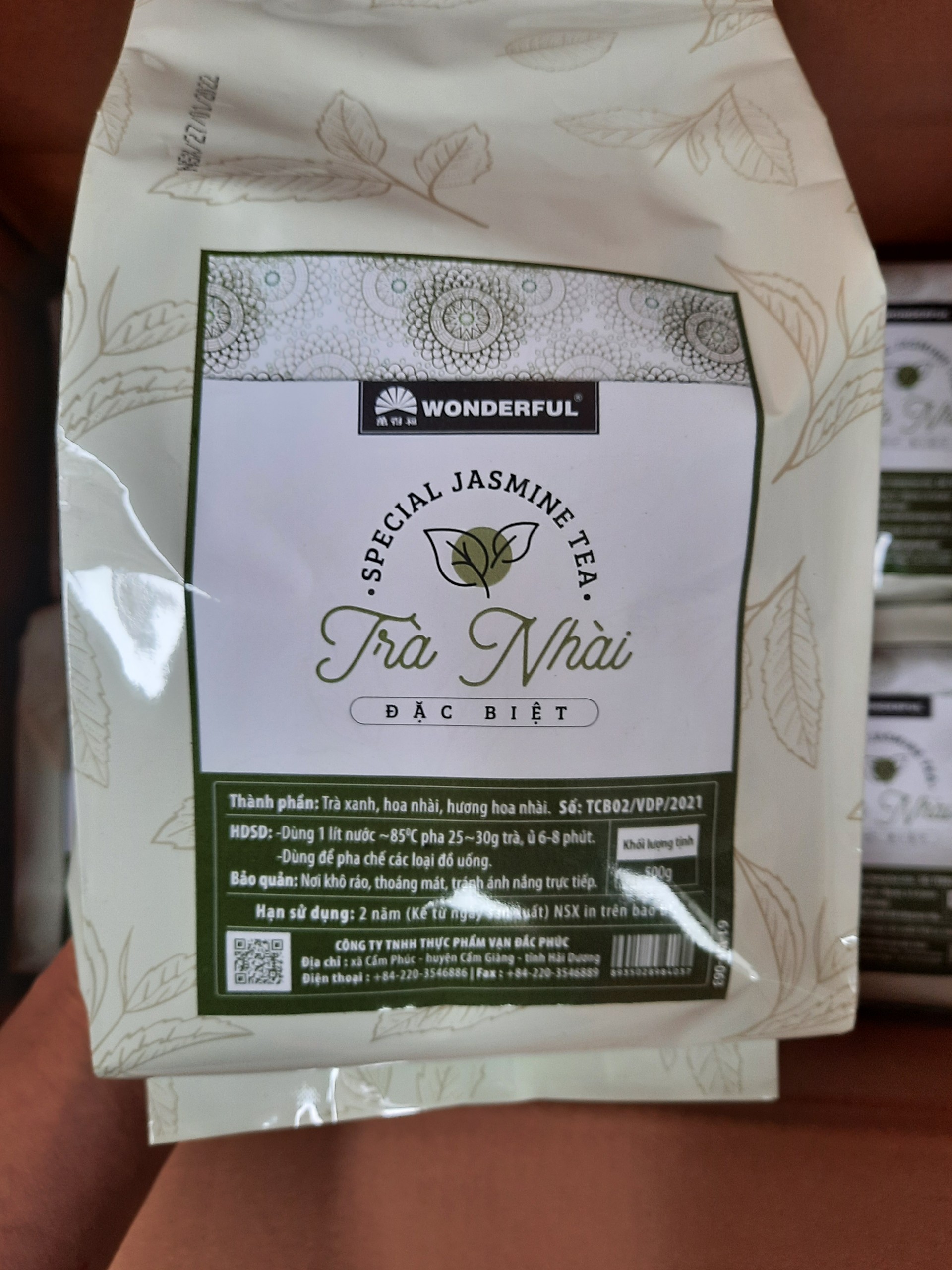 Trà Nhài đặc biệt Wonderful gói 500g
