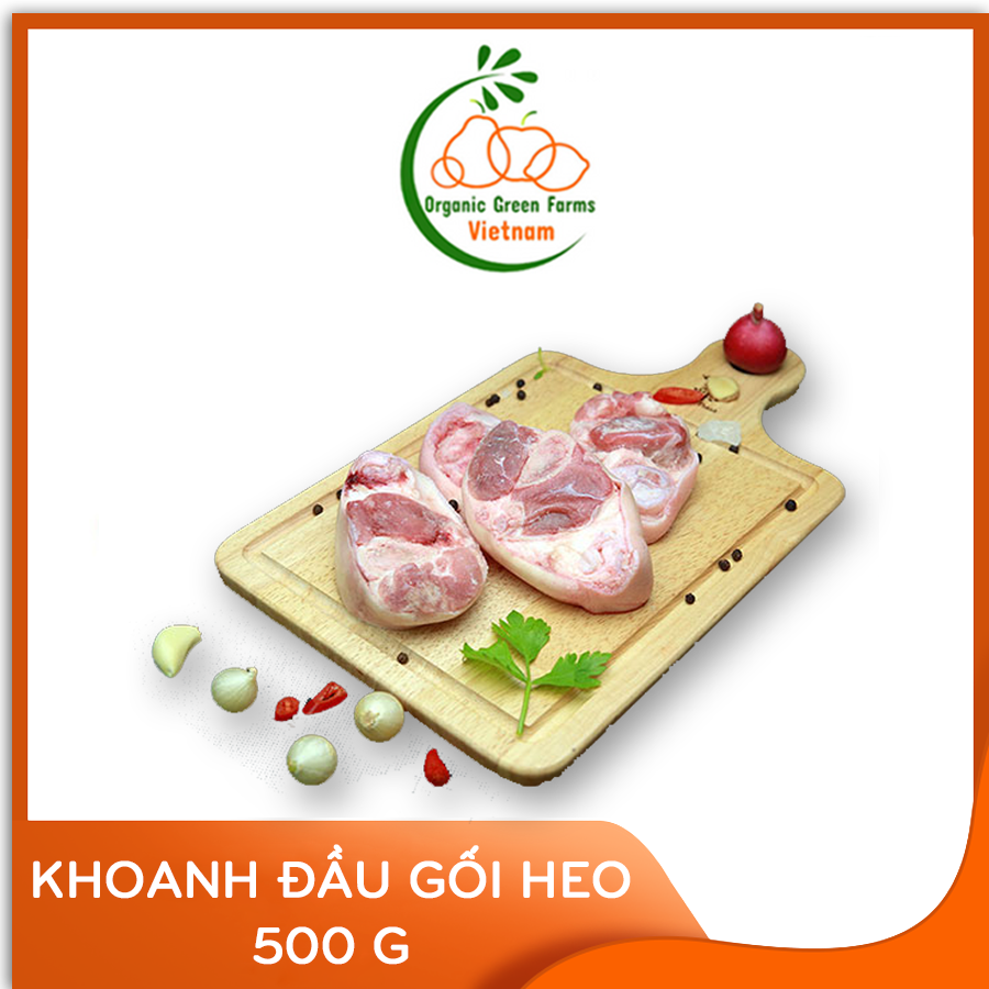 [OGF] - Khoanh đầu gối heo (500 Gr/Bao) - [ Giao nhanh 4h HCM ] (Thích hợp với các món canh, hầm, kho,...)