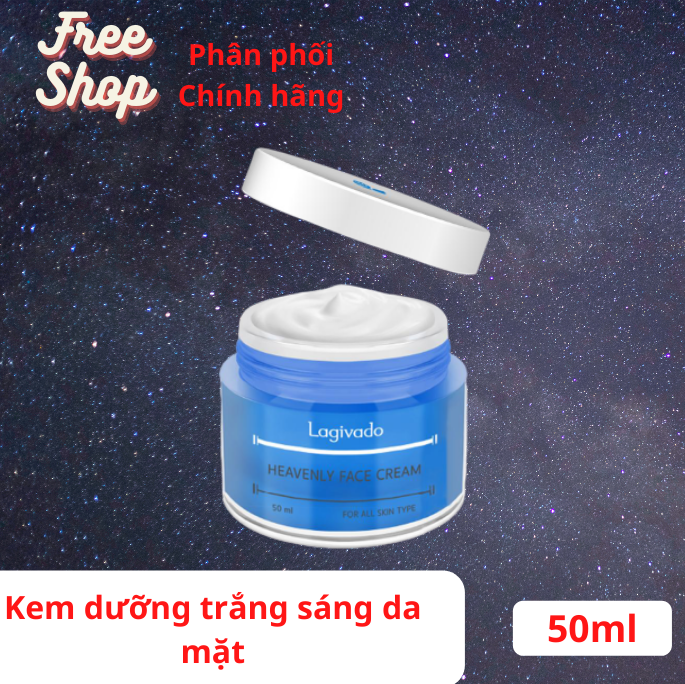 Kem dưỡng trắng da mặt Hàn Quốc Lagivado. Giúp dưỡng ẩm sáng da mịn màng An toàn hiệu quả - Dung lượng 50ml