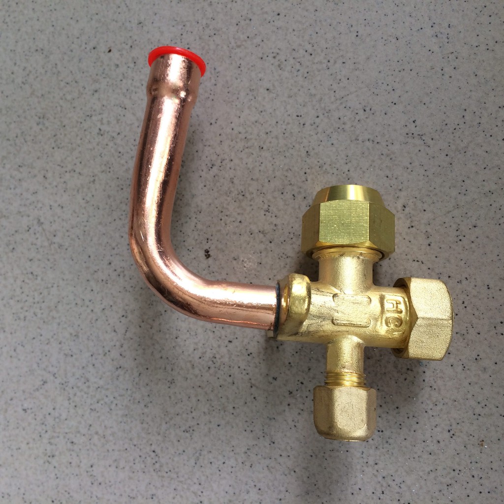Van khóa cục nóng điều hòa - máy lạnh - Van khóa đầu nóng