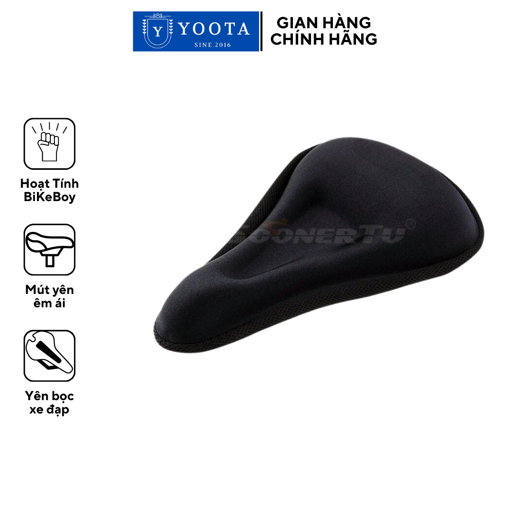 Bọc Yên Xe Đạp Silicon Đệm Mút Êm Cao Cấp, Độ Mềm Độ Bền Cao Có Lớp Mút Siêu Mềm, Thiết Kế Thông Minh Đa Dụng