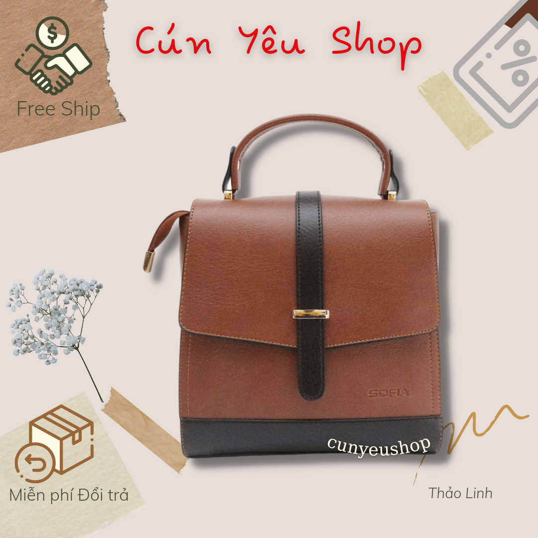 Balo SOFIA BA110 Cunyeushop vừa balo vừa đeo chéo thời trang