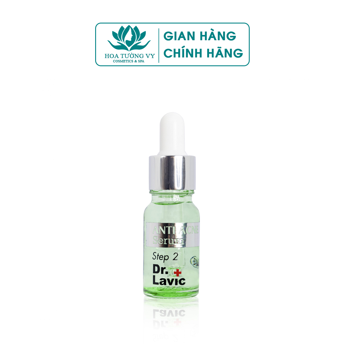 Serum dưỡng da Dr.Lavic Anti Acne Serum Step 2 loại bỏ mụn dưỡng trắng da công nghệ USA 10ml