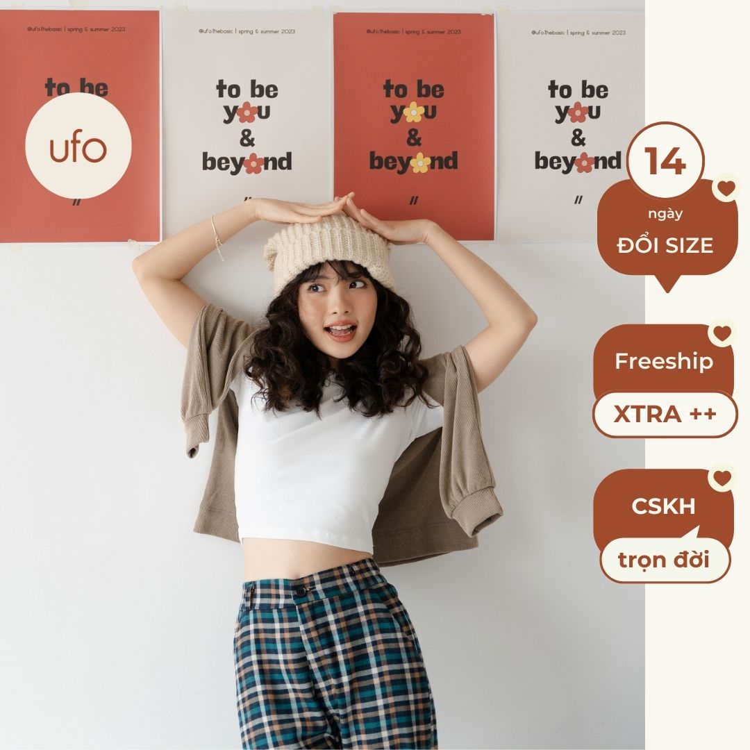 Áo croptop chất borib co giãn tốt freesize - Borib Croptop - by ufo.thebasic