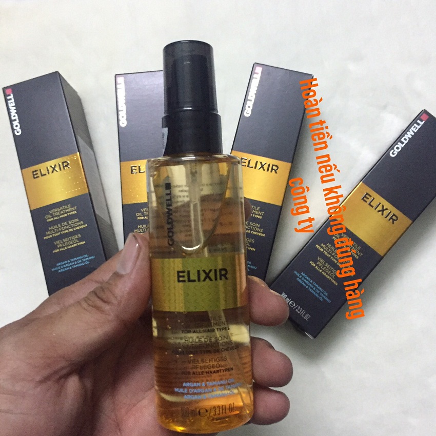 Tinh dầu Goldwell Elixir Versatile Oil Treatment Đức dưỡng tóc suôn mượt 100ml