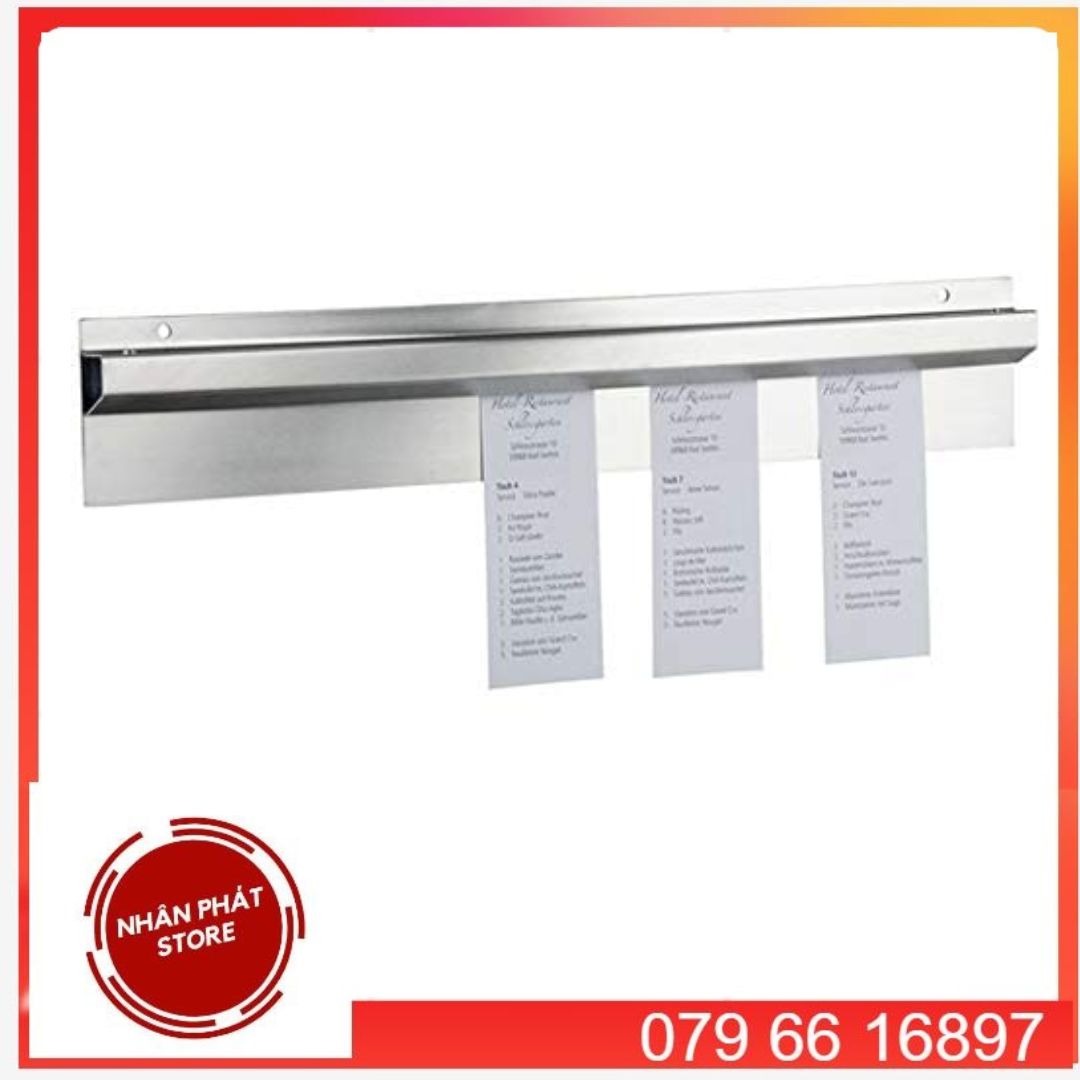 Thanh kẹp bill, thanh kẹp order 60cm có bi chạy