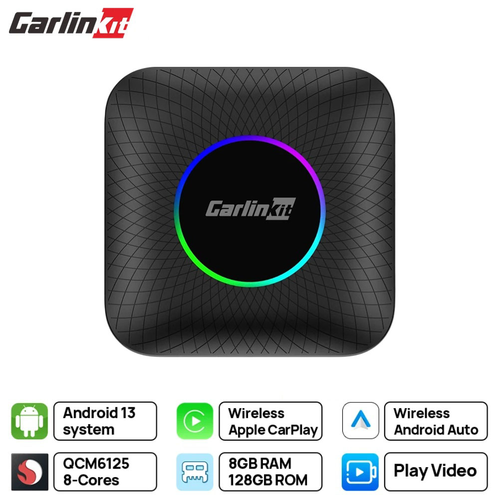 安い定番人気CarlinKit TBox Plus Android13.0 8+128GB カーオーディオ