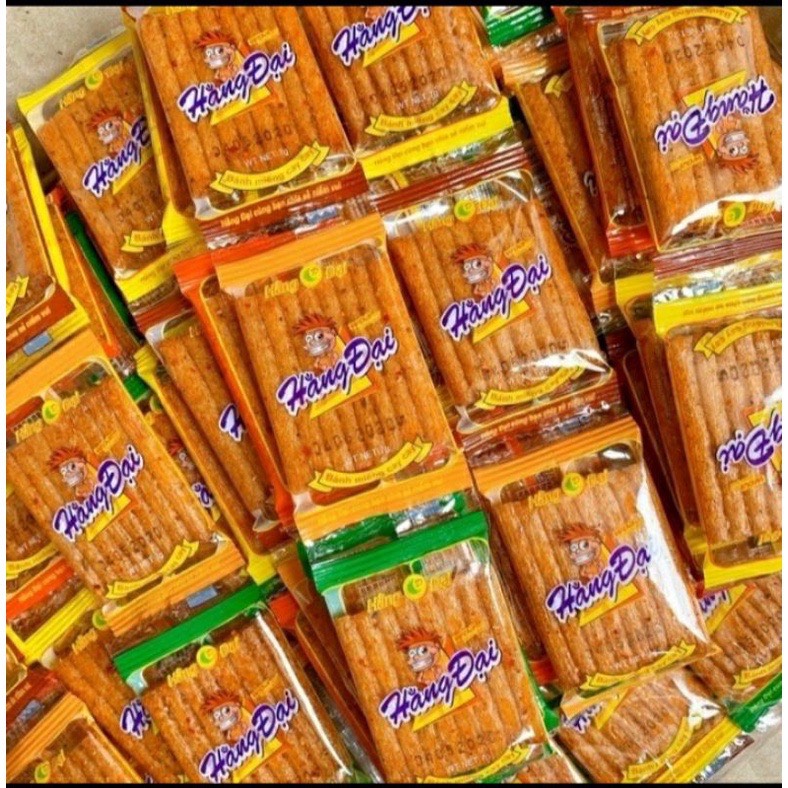 Sỉ bịch 60 gói snack sườn dê nướng Hằng Đại dai ngon