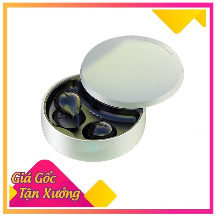 Tai nghe nhét tai mini bluetooth 5.0 x-21, tai nghe bluetooth không dây nắp trượt tiện lợi, thiết kế nhỏ gọn