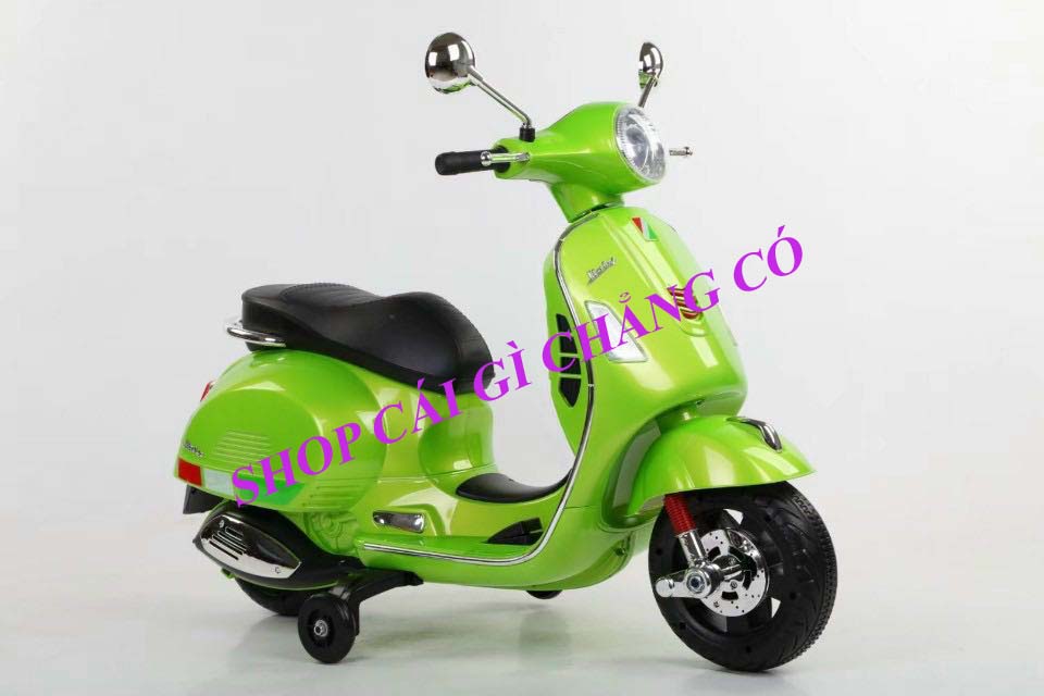 Xe máy điện vespa cho bé bình to cực khỏe hàng xuất