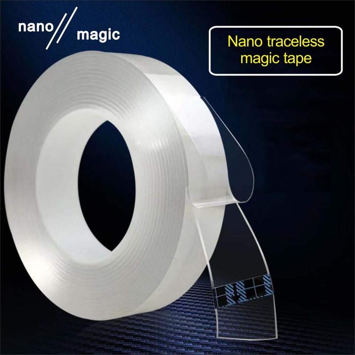 Băng keo 2 mặt đa năng trong suốt dán đồ vật trong nhà chiều rộng 5cm
