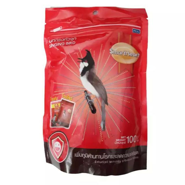 Smartheart Cám Chào Mào Thái Đỏ 100gr - Cám Chào Mào Smartheart Thái