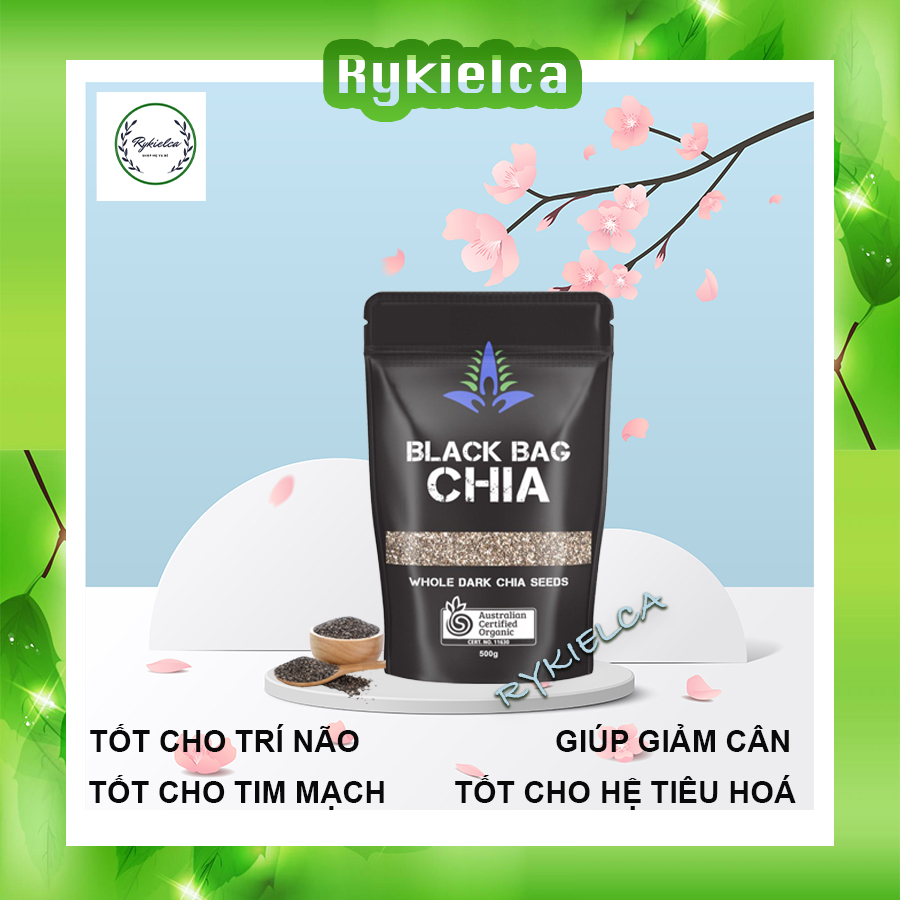 Hạt chia úc, black bag chia - 500g