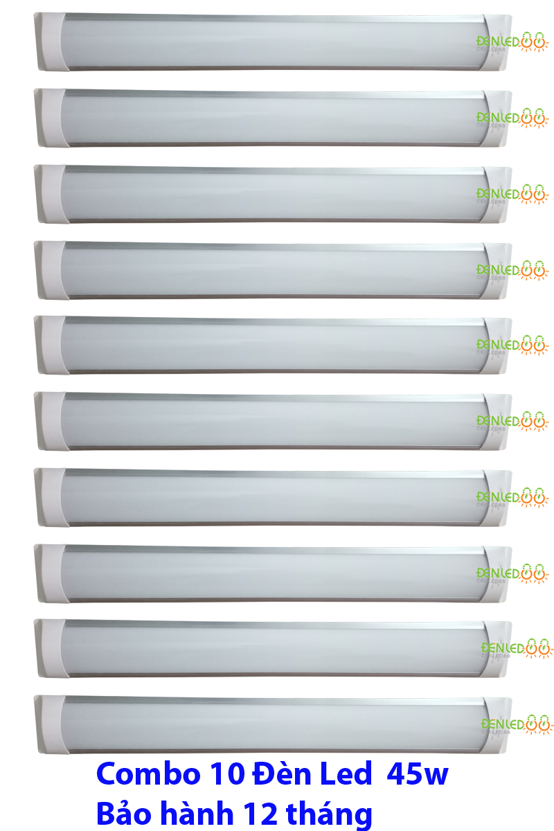 Bộ 10 đèn led tuýp bán nguyệt 45w -1.2 mét