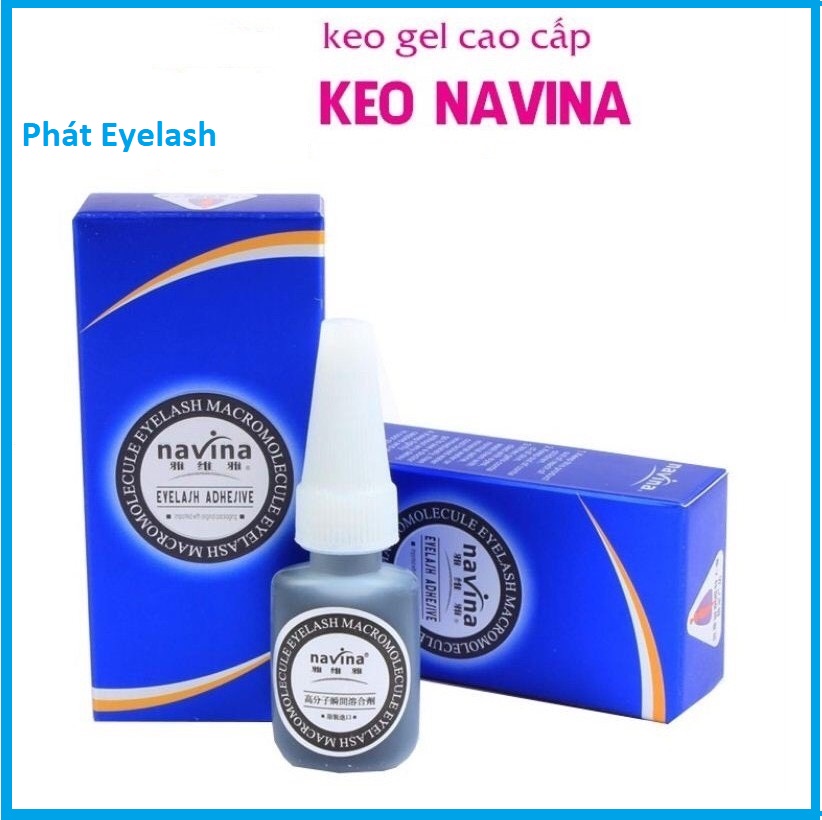 Keo nối mi navina, keo gel nối mi_keo dạng gel ít cay, khô chậm, dùng nối mi classic_phụ liệu mi acb phát