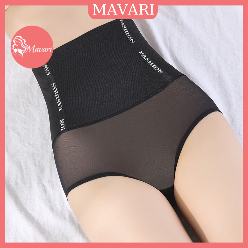 Quần gen nịt bụng cao cấp MAVARI - Đai nịt bụng chất lưới thoáng mịn, tạo vòng eo con kiến N350
