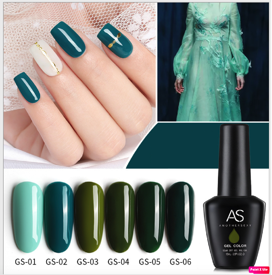 Sơn gel as chai đen mã gs 15ml