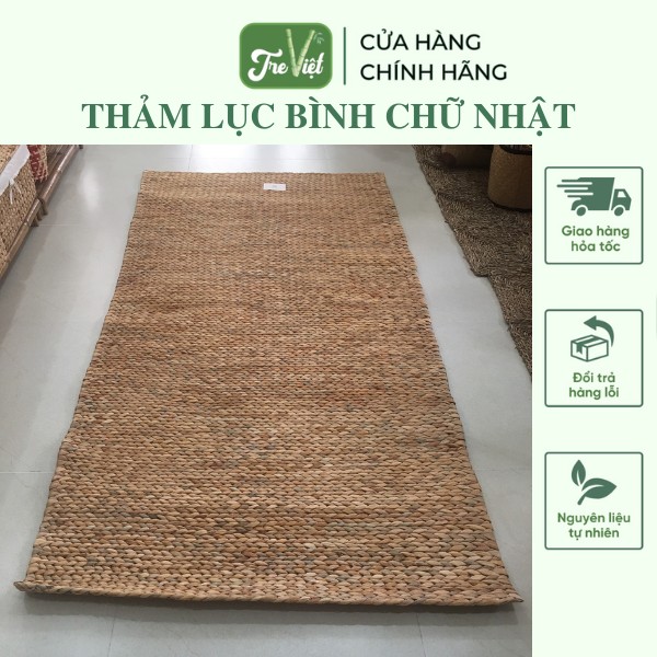 Thảm chữ nhật trải sàn - thảm lục bình chữ nhật trang trí - carpet