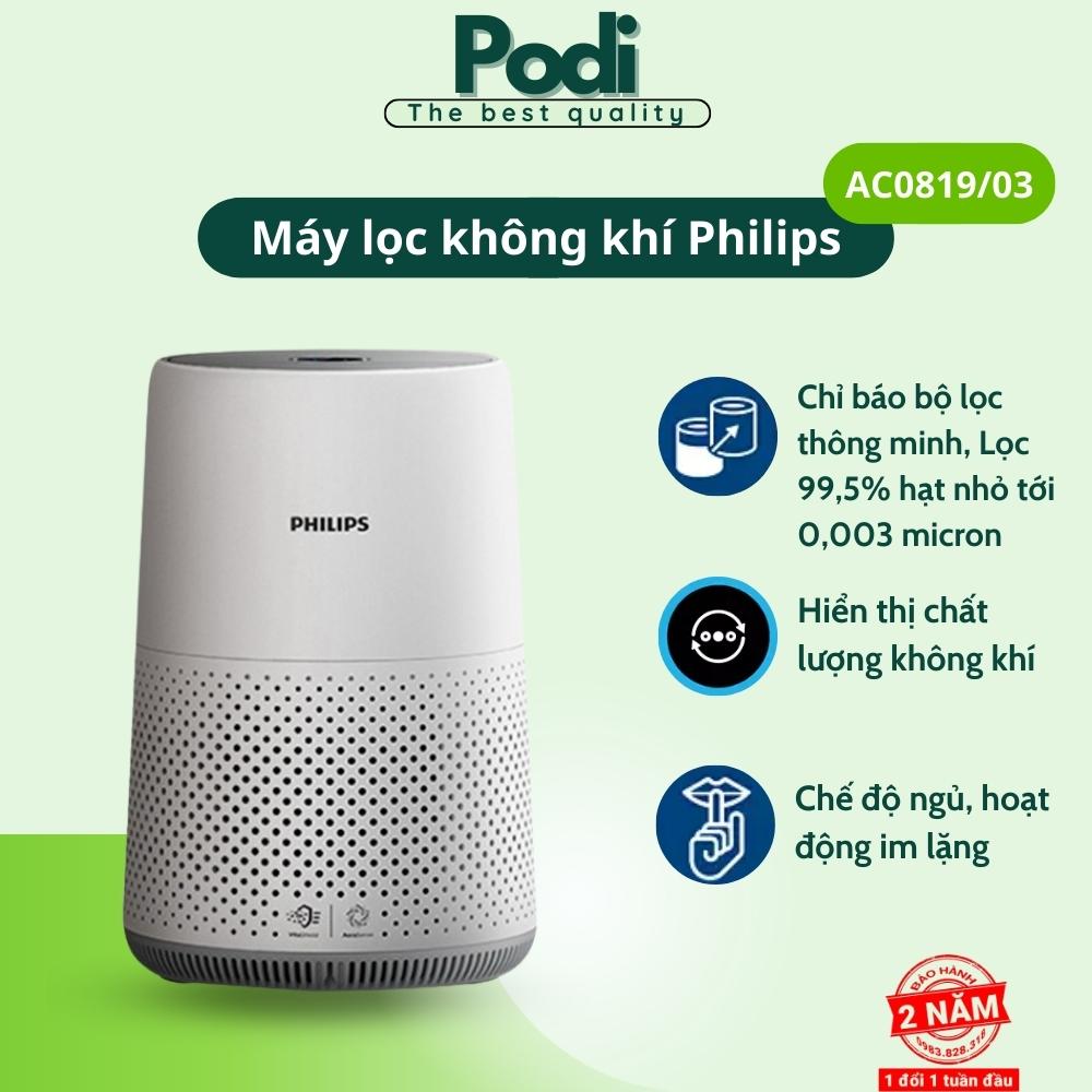 Máy lọc không khí philips ac0819/03 series 800 - podi