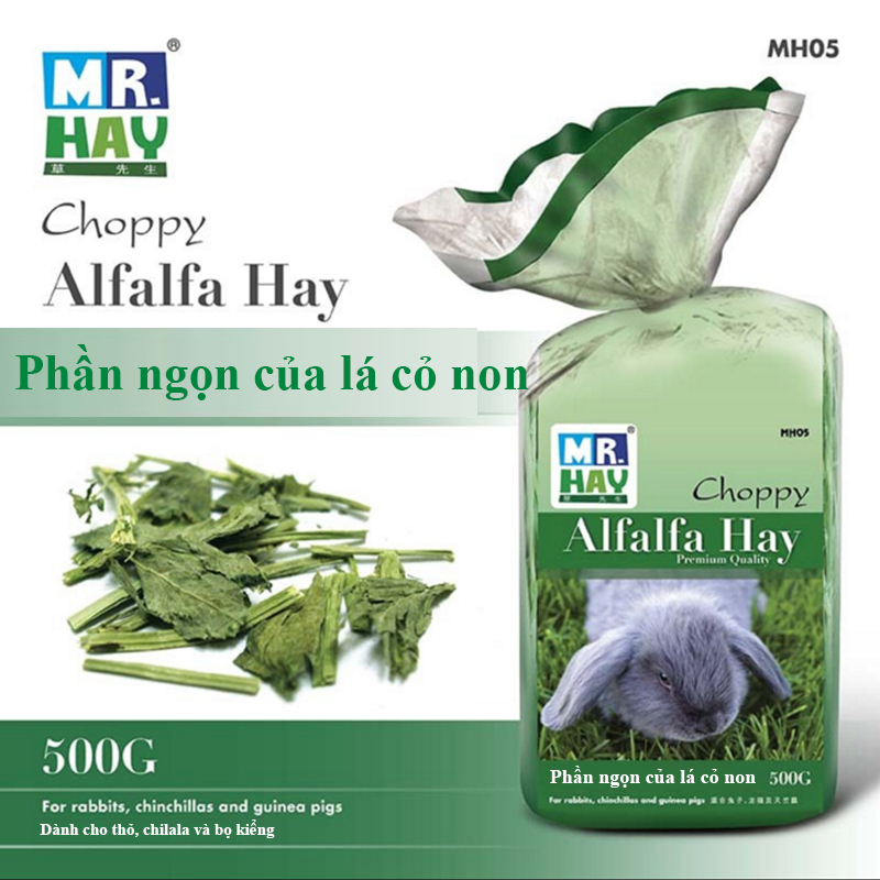 Cỏ alfalfa cho thỏ 500g