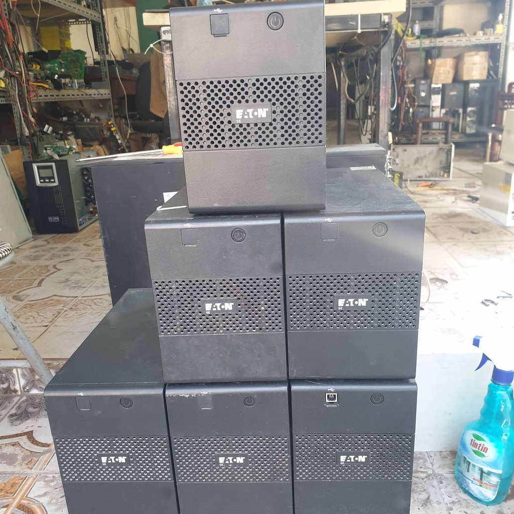 Bộ lưu điện Eaton 5E 2000i USB; bộ lưu điện 2000va/1200w máy cũ main mạch zin nguyên bản máy không bao gồm ắc quy