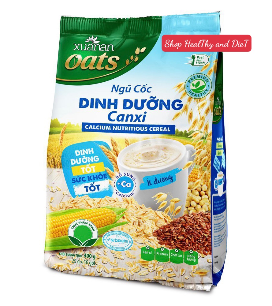 [DATE MỚI] Bột Ngũ Cốc Dinh Dưỡng CanXi Xuân An 400gr