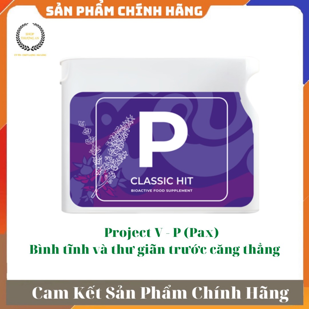 - Project V - P - Bình tĩnh và thư giãn trước căng thẳng mỗi ngày - Hộp 60v