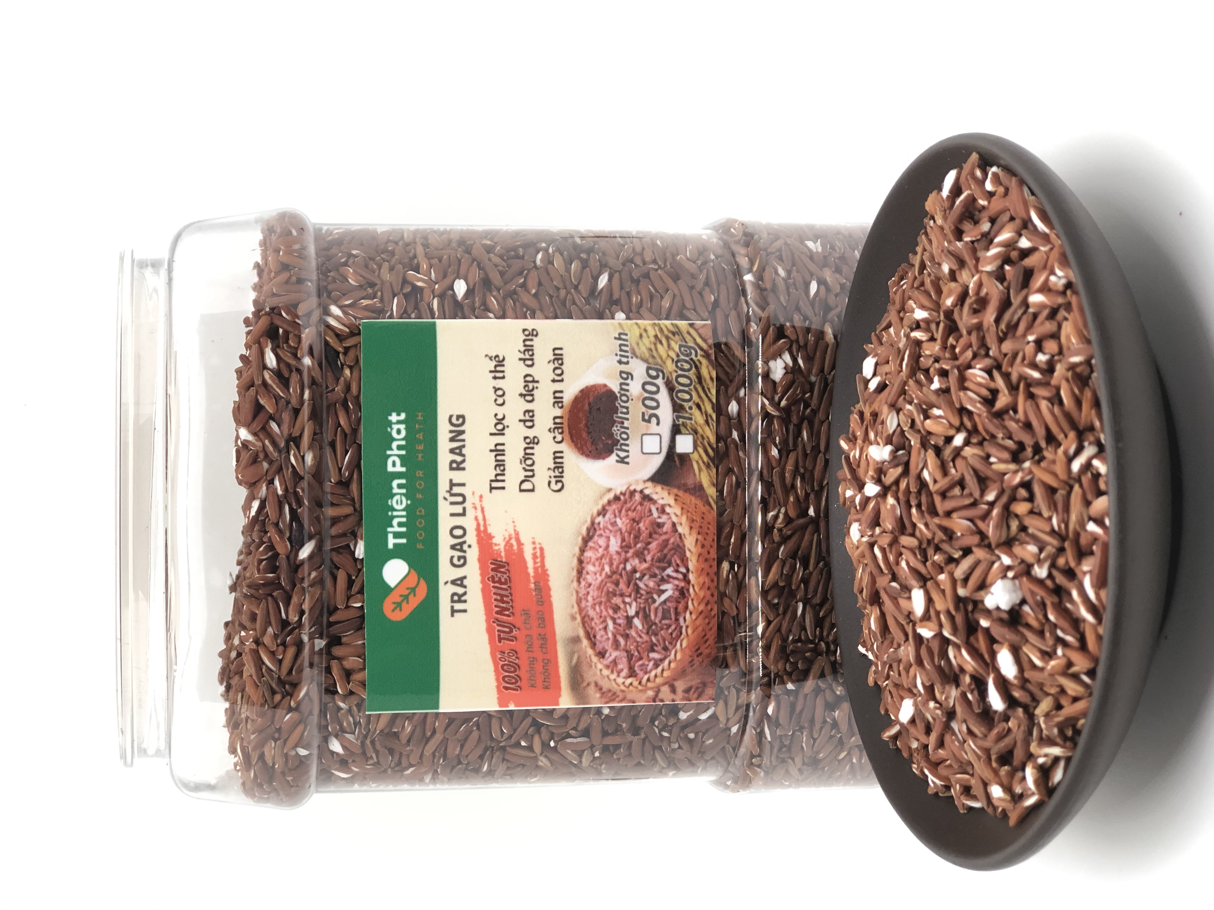 Trà giảm cân gạo lứt huyết rồng rang mộc 1kg