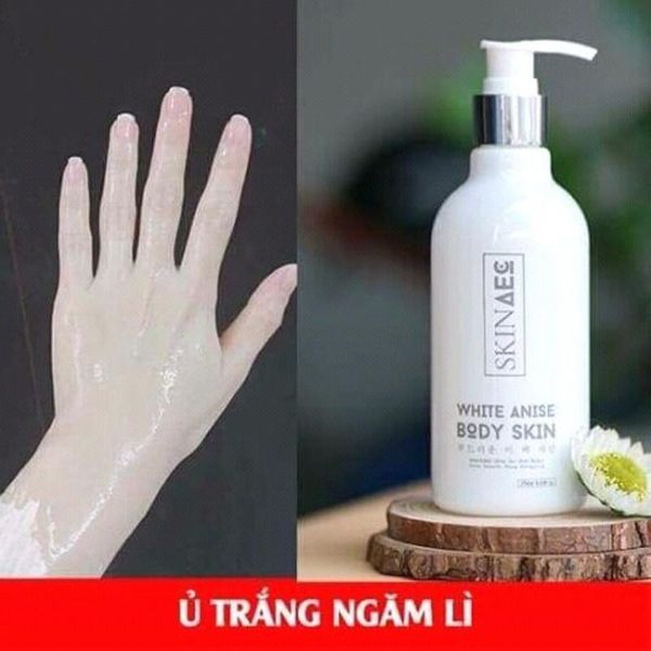 1 chai sữa tắm ủ trắng, sữa tắm kích trắng skin aec than hoạt tính - bật tông ngay sau lần đầu sử dụng
