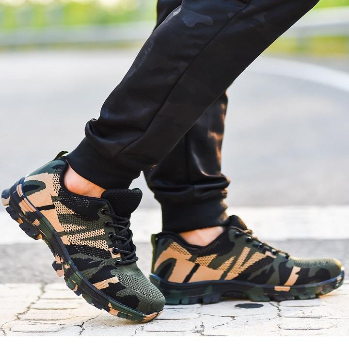 Giầy Bảo Hộ Lao Động Mũi Sắt M5 – Đế Lót Thép Chống Đinh Chống Dập Ngón, Chống Trượt Src, Chống Tĩnh Điện, Chống Dầu, Chống Trơn Trượt Giầy Mũi Thép Bảo Hộ Lao Động, Giày Bảo Hộ Thời Trang, Giày Bảo Hộ Lao Động Dáng Thể Thao Trẻ Trung