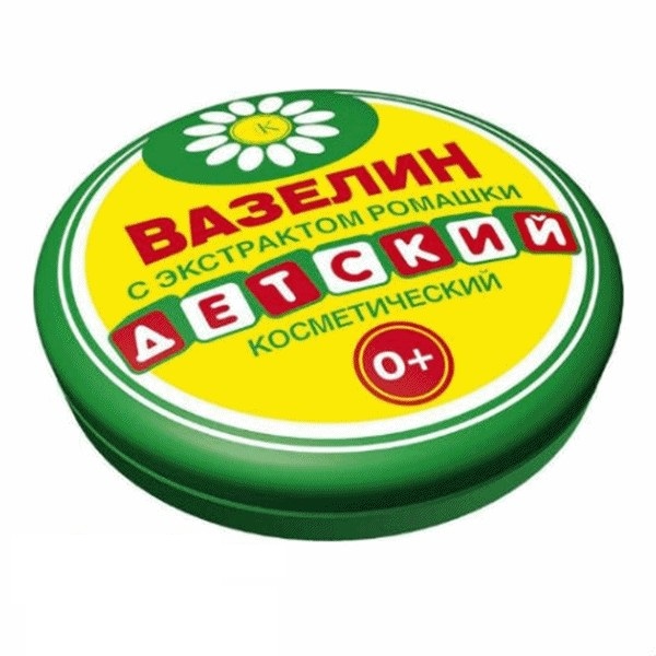 Kem dưỡng da, chống nẻ Vaseline trẻ em của Nga 10g - QT Thu Lan TL63 - chiết xuất hoa cúc giúp dưỡng ẩm cho da, ngừa hăm tã, cho trẻ làn da trắng mịn tự nhiên