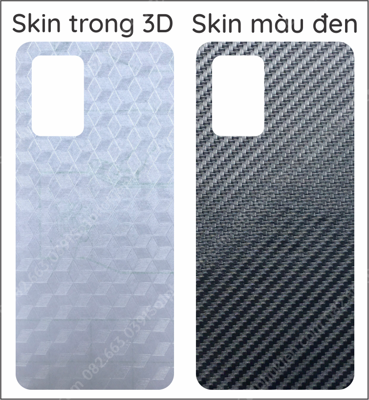 Miếng dán mặt lưng skin carbon Oppo A95