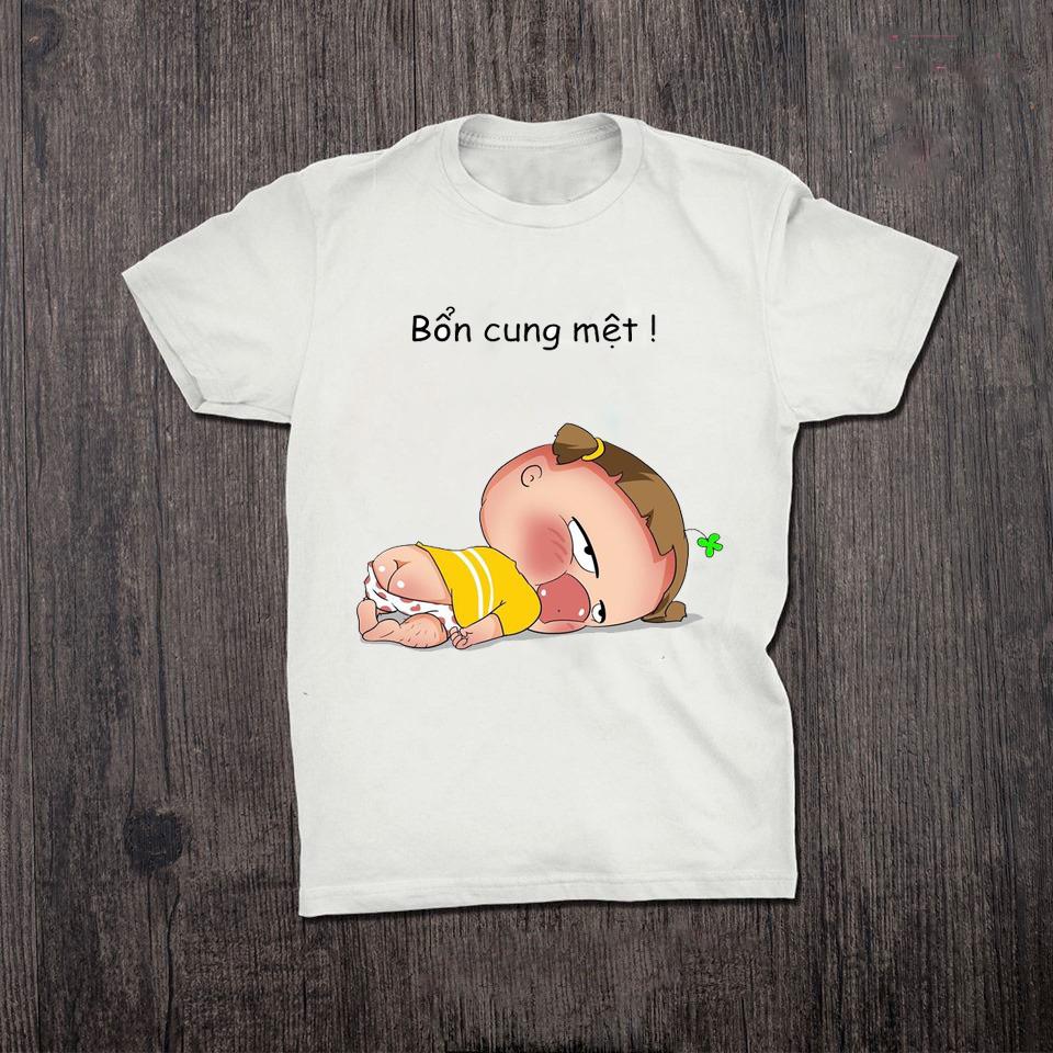 [HCM]Áo thun nữ form rộng in hình Quỳnh Aka vải dày mịn mát