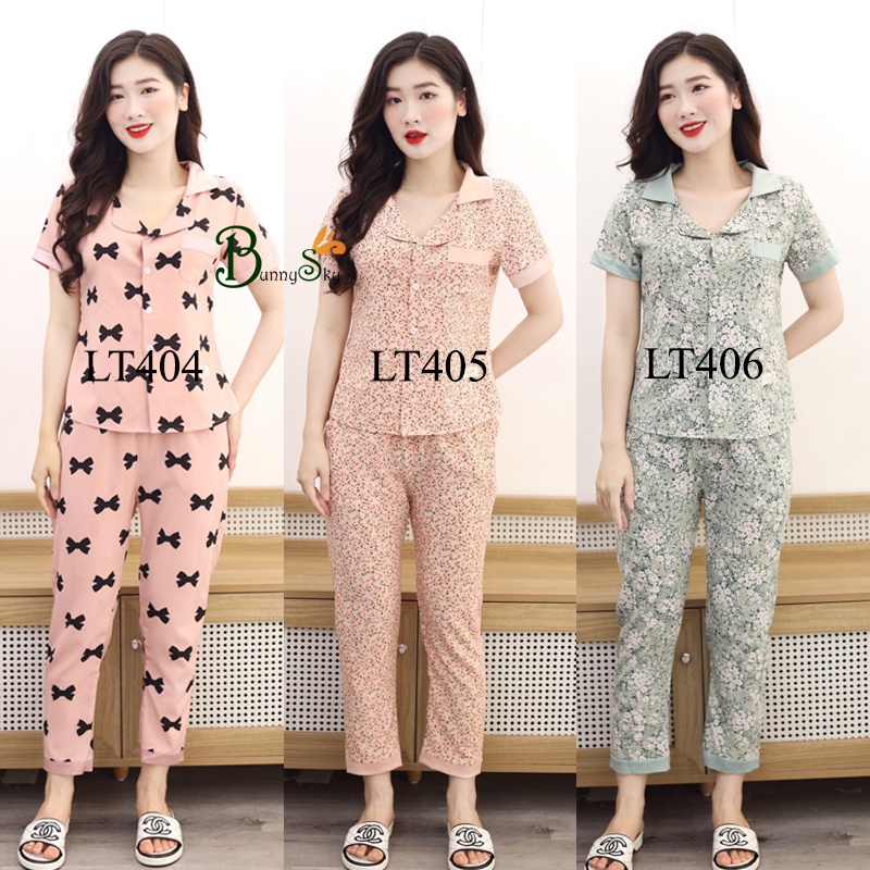 Đồ bộ mặc nhà, mặc sau sinh đồ bộ nữ PIZAMA mềm mịn