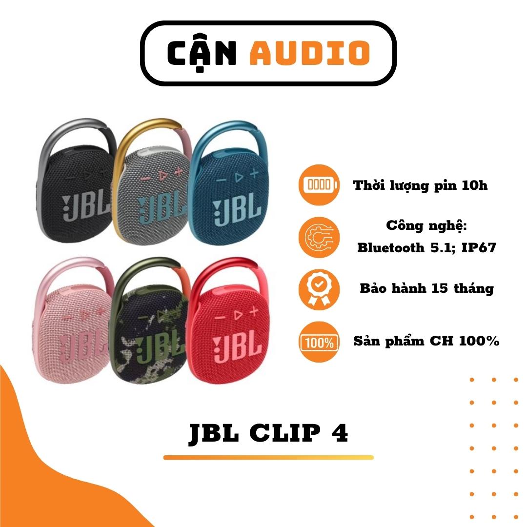 Loa bluetooth jbl clip 4 chính hãng - cận audio