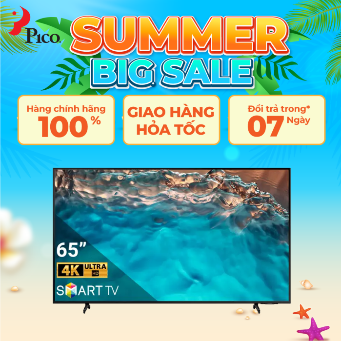 Tivi Led Samsung UA65BU8000KXXV 65" 4K Ultra HD