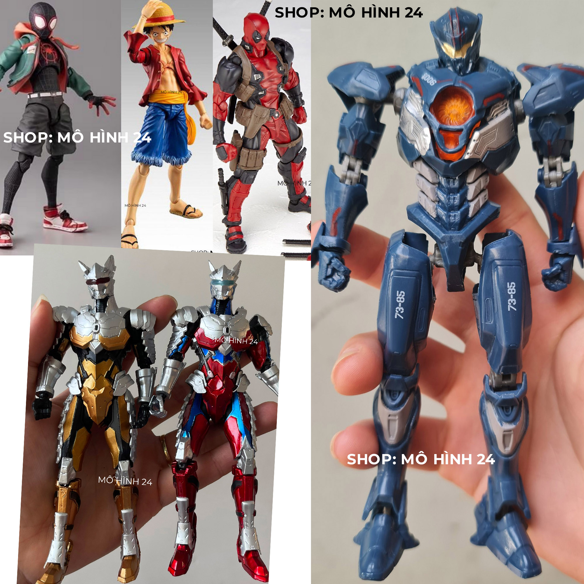 Mô hình đồ chơi Jaeger Gipsy Danger phim Pacific Rim Neca có khớp cử động được 18cm figma figure ave