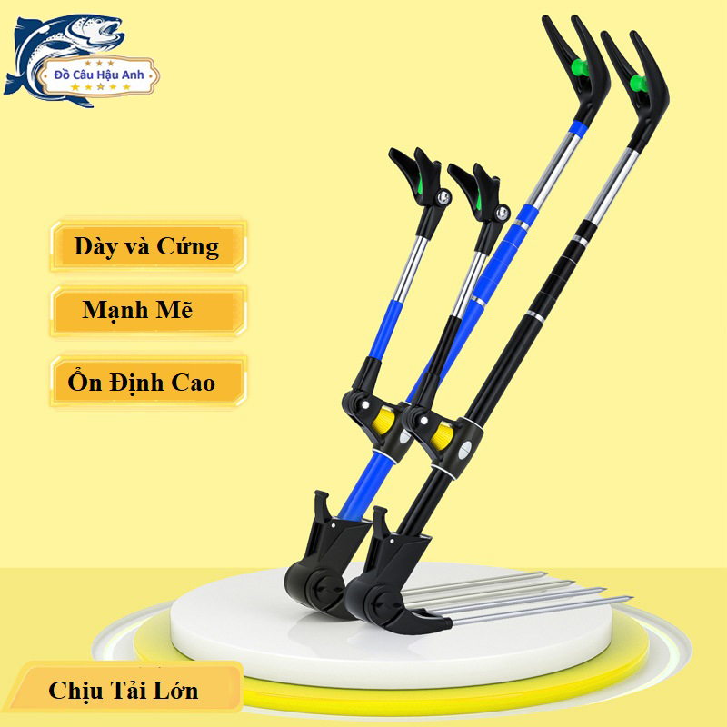 Chống cần câu cá câu đài cao cấp blue kingkong gác cần câu đài kk13