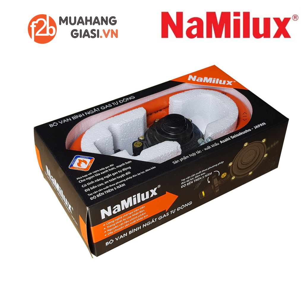 Bộ Van Dây Ngắt Gas Tự Động NaMilux NA-345S - Bảo Hành 2 năm Độ bền cao, Tiết Kiệm hơn.