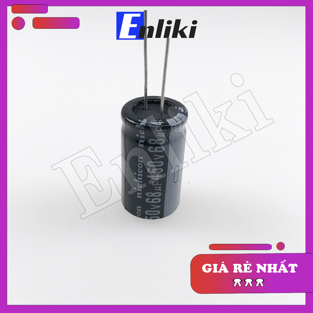 Tụ 68uf 450v kích thước 18x25mm